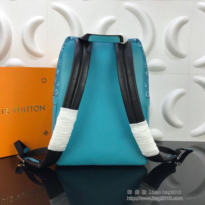 路易威登LV背包 頂級原單 M30229 Monogram 帆布 Taga皮革 Discovery 小號雙肩包 經典校園潮流設計  ydh2632